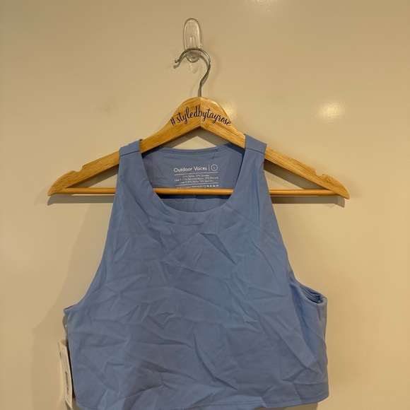 NWT Outdoor Voices SuperForm 2 in 1 Crop Top - Picture 4 of 6